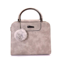 Load image into Gallery viewer, PU Leather Handbag For Women Girl Fashion Tassel Messenger Bags With Ball Bolsa Female Shoulder Bags Ladies Party Crossby Bag