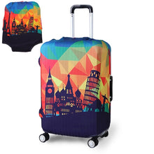 Load image into Gallery viewer, TRIPNUO Thicker Blue City Luggage Cover Travel Suitcase Protective Cover for Trunk Case Apply to 19&#39;&#39;-32&#39;&#39; Suitcase Cover
