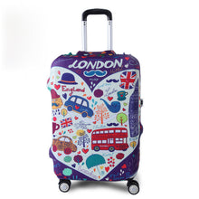 Load image into Gallery viewer, TRIPNUO Thicker Blue City Luggage Cover Travel Suitcase Protective Cover for Trunk Case Apply to 19&#39;&#39;-32&#39;&#39; Suitcase Cover
